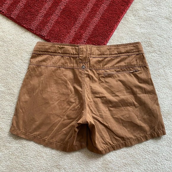 Prana S Hiking Outdoor Casual Shorts Zip Pockets Polyester Cotton Nylon Blend - Picture 5 of 10